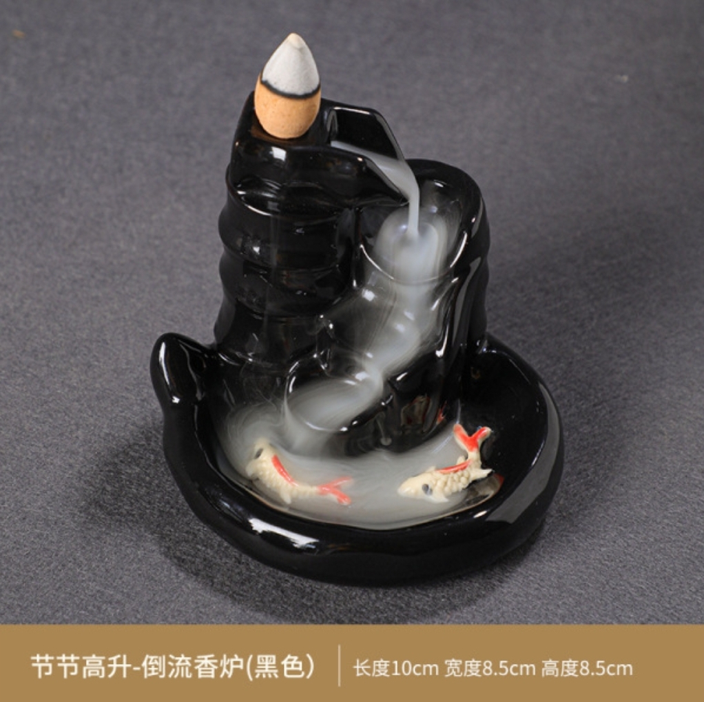 13 Rising Step by Step-BackFlow Incense Burner - Image 1