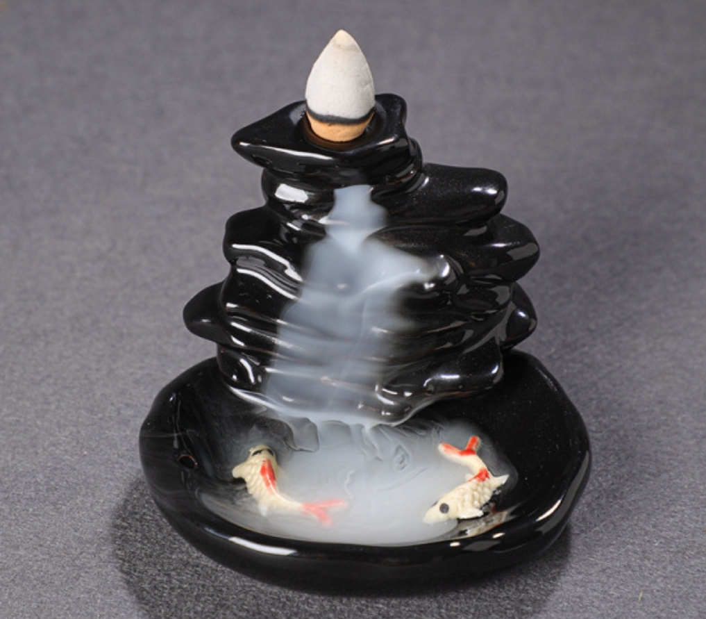 7 High Mountain Flowing Water- Backflow Incense Burner - Image 1