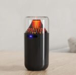 Rechargable Colorful Fire 7 LED Flame Diffuser Customized Room Ultrasonic 360ml Usb Cool Mist Flame Lamp Aroma Difusor Humidifier - Image 2